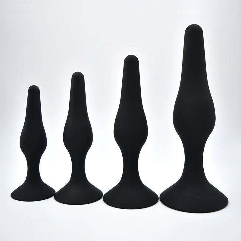 Silicone Anal Plugs (S/M/L/XL) Perfect for Women