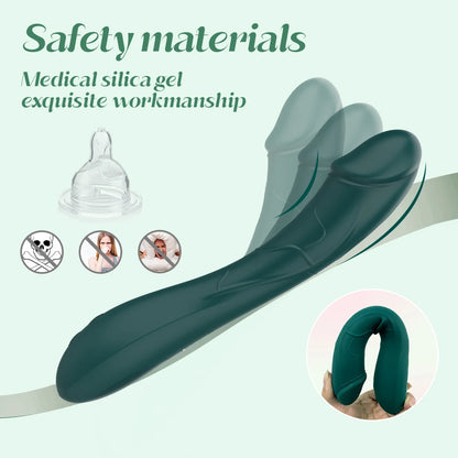 Soft Silicone Massager with 10 Speed Settings