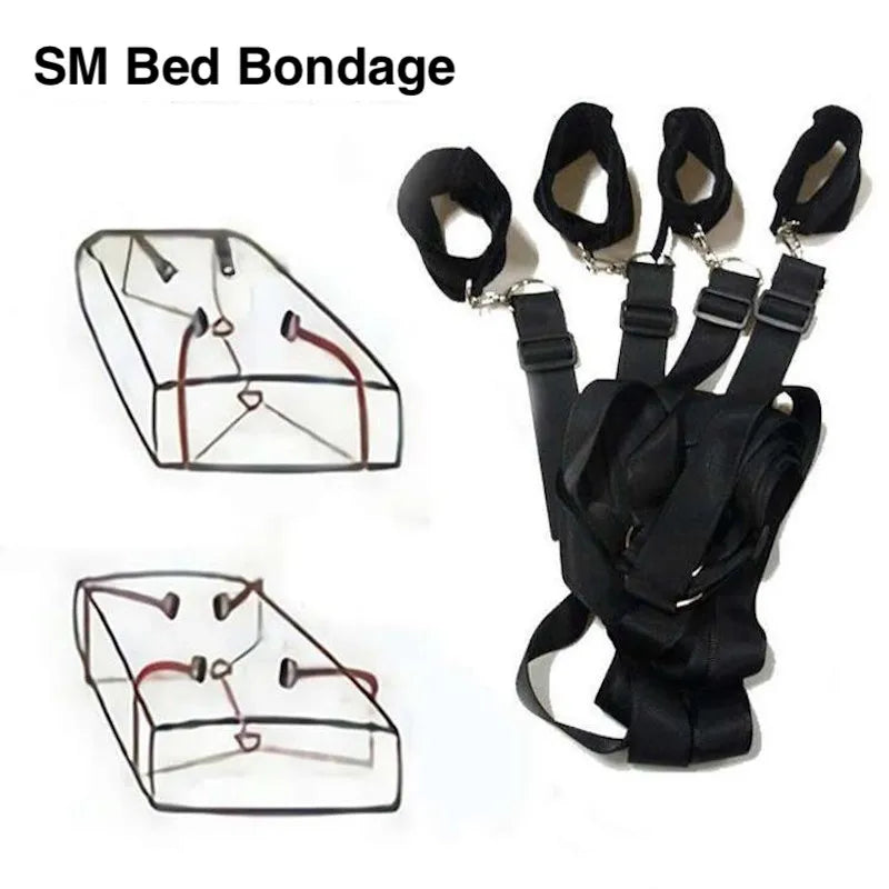 BDSM Bondage Bed Strap