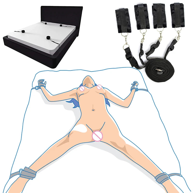 BDSM Bondage Bed Strap