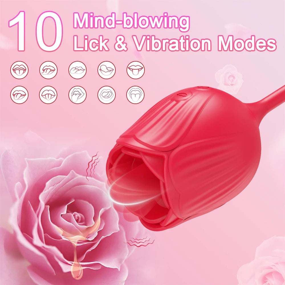 Rose-Licking Vibrator